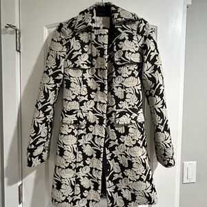 RACHEL Rachel Roy Black and White Trench Coat